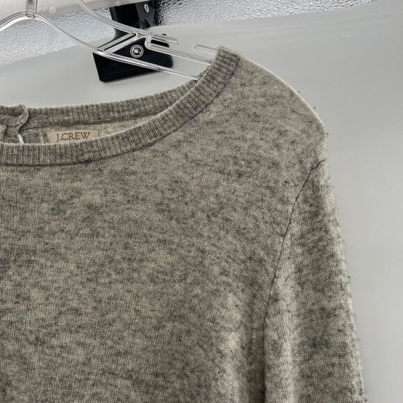 J.Crew Women's Lightweight Sweater Long Sleeve Gray Colorblock Size Large - Picture 4 of 9
